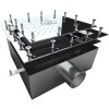 Gejzer powietrzny Aquaviva AISI 304 (300х300 mm) do basenu foliowego 2", kwadratowy - obrazek 2
