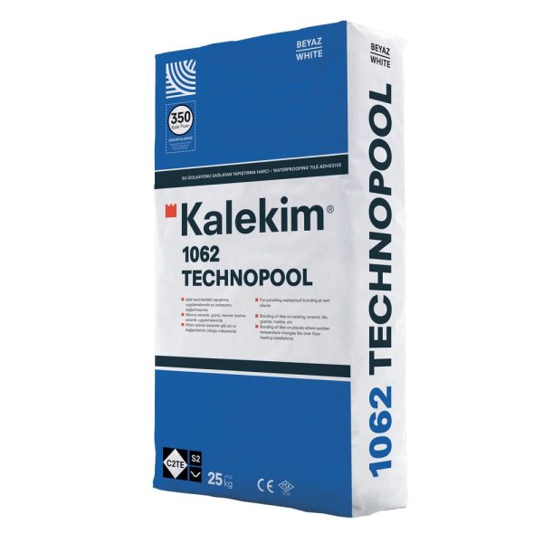 Klej do płytek o właściwościach hydroizolacyjnych Kalekim Technopool 1062, C2TE S2 (25 kg)