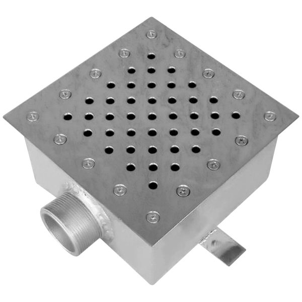 Odpływ denny Aquaviva AISI 304 (250х250 mm) kwadratowy do basenu betonowego/foliowego