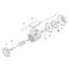 Wentylator silnika elektrycznego pompy EP/KNG/KPR/KA/KA/KSV/KAPV (МЕС-90) 7404.A/ RBM1030.42R (160*15 mm) - obrazek 2
