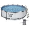 Basen stelażowy Bestway 56418 (366х100 cm) z filtrem wkładowym i drabinką - obrazek 2