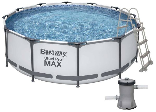Basen stelażowy Bestway 56418 (366х100 cm) z filtrem wkładowym i drabinką