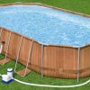 Basen stelażowy Bestway 56719 (610х366х122 cm) z hydromasażem, filtrem wkładowym i drabinką - obrazek 3