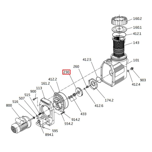Wirnik pompy Speck BADU Prime 20 (290.1423.019)