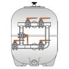 Bateria pięciozaworowa Hayward HCB1404UN, 140 mm - obrazek 2