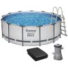 Basen stelażowy Bestway 5618W (396х122 cm) z filtrem wkładowym, drabinką i pokrywą - obrazek 2