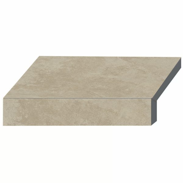Płytka basenowa brzegowa typu L Aquaviva Dusk Cream, 600x345x50 (20) mm