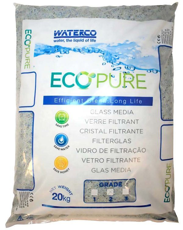 Szkło filtracyjne Waterco EcoPure 1.0-3.0 mm (20 kg)