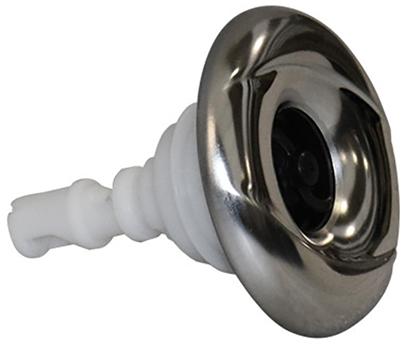 Mini dysza Passion Spas 3-3/8", pulsacyjna, chromowana-czarna - obrazek 2