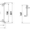 Element montażowy do wodospadu Flexinox Bali Mini - obrazek 2