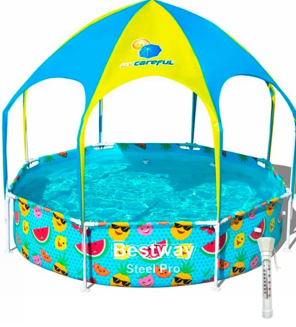 Basen stelażowy dla dzieci Bestway 56432 z termometrem w zestawie