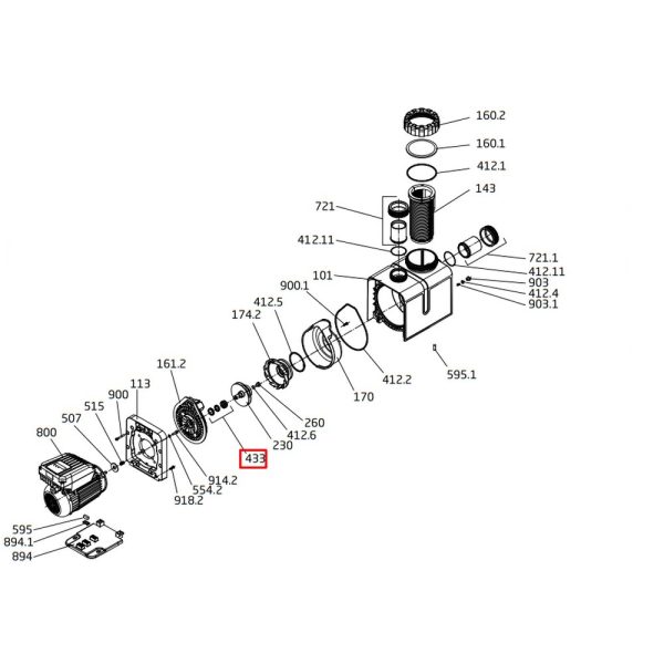 Uszczelnienie mechaniczne do pomp Speck BADU Prime 1520 (292.0343.310)