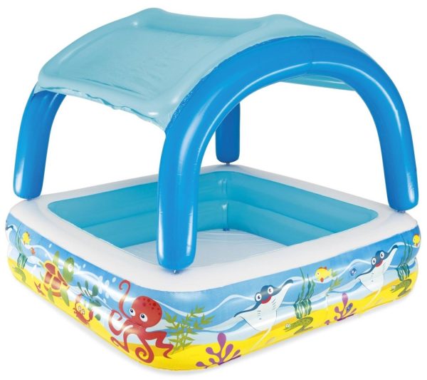 Basen dla dzieci dmuchany Bestway 52192 (140x140x114 cm) z daszkiem
