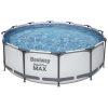 Basen stelażowy Bestway 56420 (366х122 cm) z filtrem wkładowym, drabinką, pokrywą, termometrem i dozownikiem w zestawie - obrazek 2