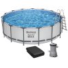 Basen stelażowy Bestway 56438 (457х122 cm) z filtrem wkładowym i drabinką - obrazek 2