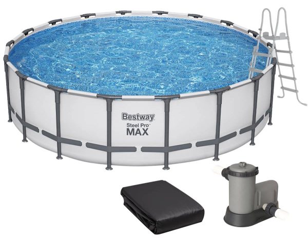 Basen stelażowy Bestway 561FJ (549х132 cm) z filtrem wkładowym, drabinką i pokrywą