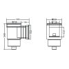 Skimmer do basenów foliowych Emaux EM0010V Standard - obrazek 2