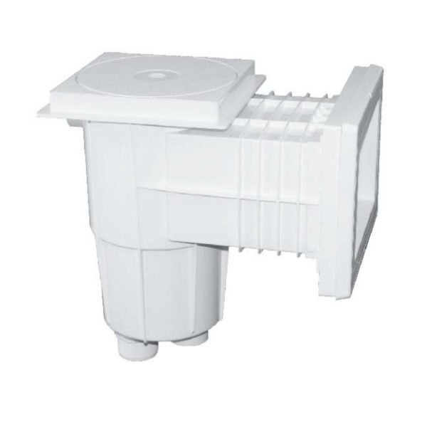 Skimmer do basenów foliowych Emaux EM0130-SV Standard (kwadratowa pokrywa) z mosiężnymi wstawkami