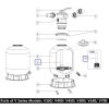 Kolektor z rurą do filtrów Emaux V650 89010103 - obrazek 2