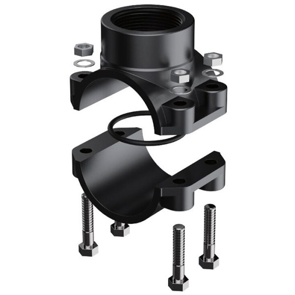 Obejma siodłowa wzmacniana PVC Era PCS0140 PN10, d40x3/4"