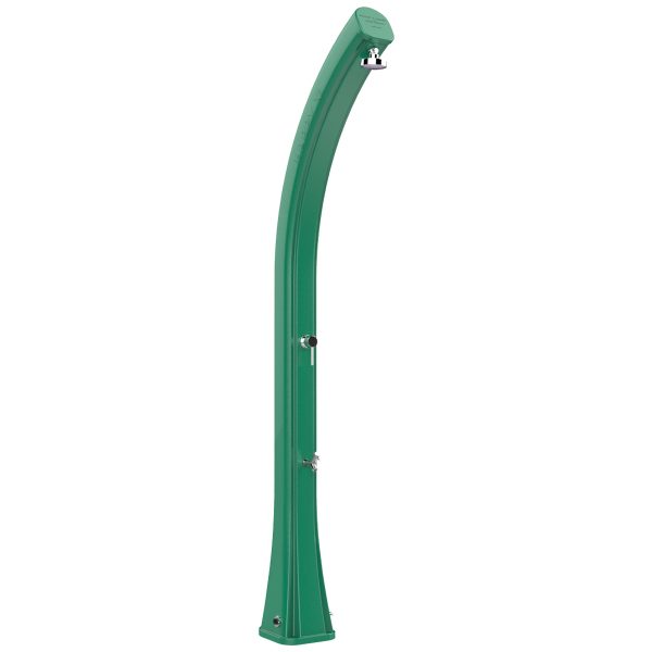 Prysznic solarny Aquaviva Happy XL z kranikiem do mycia stóp, ciemnozielony H420/6016, 35 l