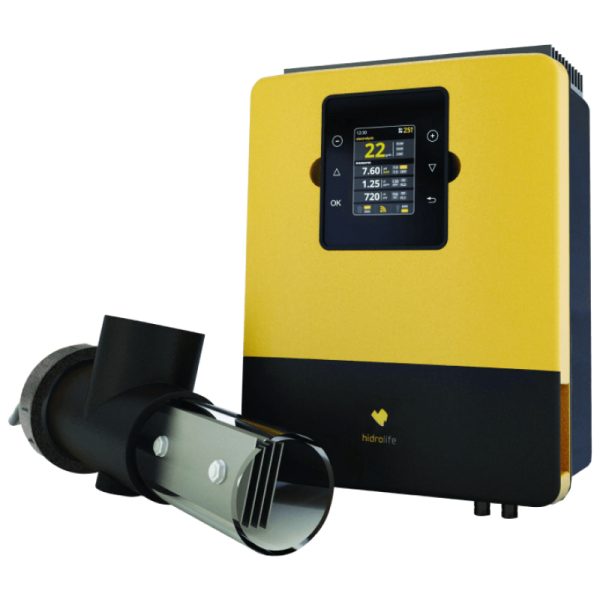 Elektrolizer soli Hayward Hidrolife 8 (25 m³, 8 g/h) z funkcją sterowania basenem