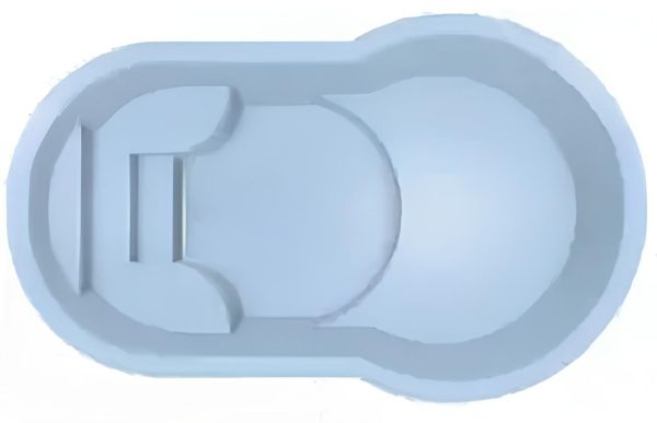 Basen poliestrowy Power Group TWIST (412x244/210x100 cm)