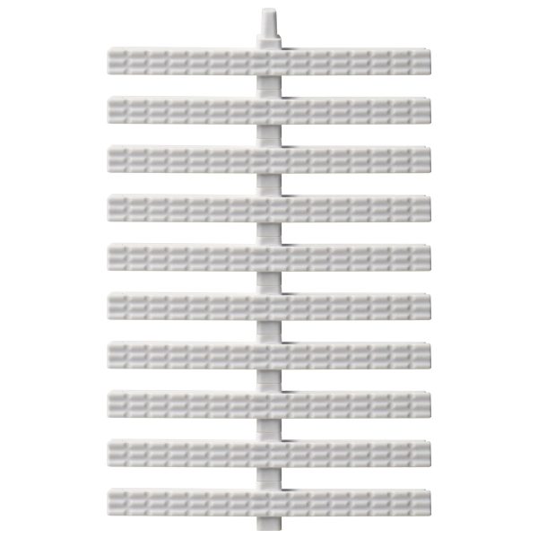 Kratka przelewowa do basenu AquaViva Classic z połączeniem centralnym 245x25 mm (biała)