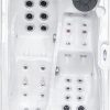 Jacuzzi z hydromasażem Passion Spas Indulgence (214х143х63 cm), srebrno-biały - obrazek 2