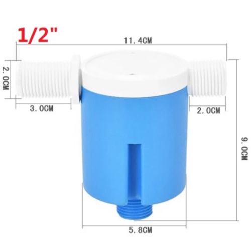 Zawór pływakowy Aquaviva zewnętrzny, poziomy (1/2") - obrazek 2