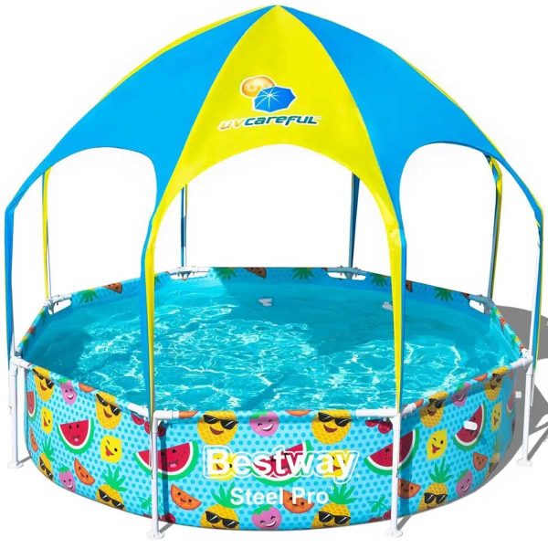 Basen stelażowy dla dzieci Bestway 56432 (244х51 cm) z daszkiem