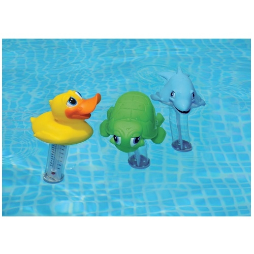 Termometr zabawkowy do basenu Kokido K785BU/6P Żółw - obrazek 2