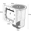 Skimmer do basenu Kokido Olimpic K001WBX/LX/W Standard uniwersalny (biały) - obrazek 2