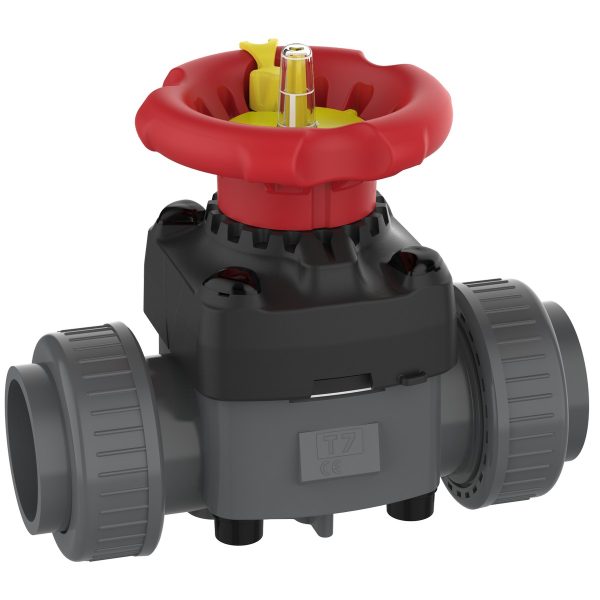 Zawór membranowy Praher T7 z przyłączem mufowym (PN12.5, d32 mm)