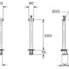 Podpora do zwijarki Flexinox 87197023 z elementami montażowymi - obrazek 2