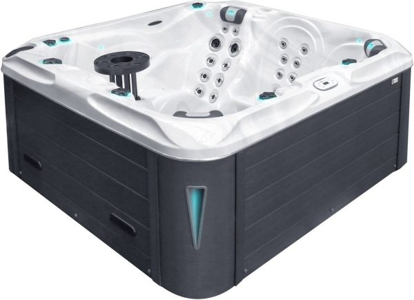 Jacuzzi z hydromasażem Passion Spas Pleasure (215х200х91 cm), srebrno-biały