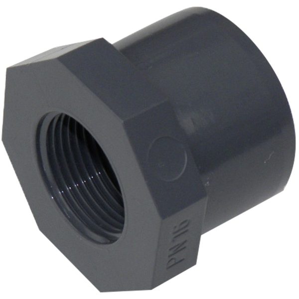 Redukcja krótka PVC Praher z gwintem, d50х1/2"