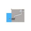 Lampa do basenu Emaux AISI-316 TL-1 1LED 3 W Biały, z wkładem - obrazek 3