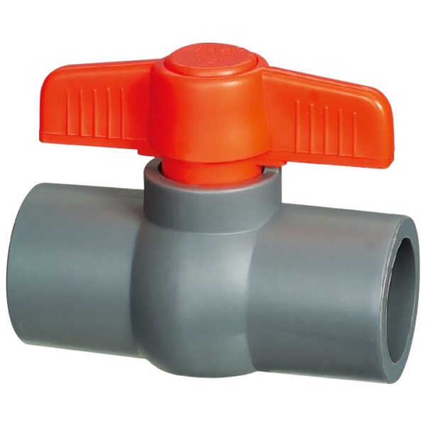 Zawór kulowy PVC Era kompaktowy, jednoczęściowy d25 mm