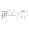 Skimmer do basenów foliowych Hayward 3119 Premium Wide - obrazek 2