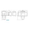 Skimmer do basenów foliowych Hayward 3119LG Premium Wide - obrazek 2