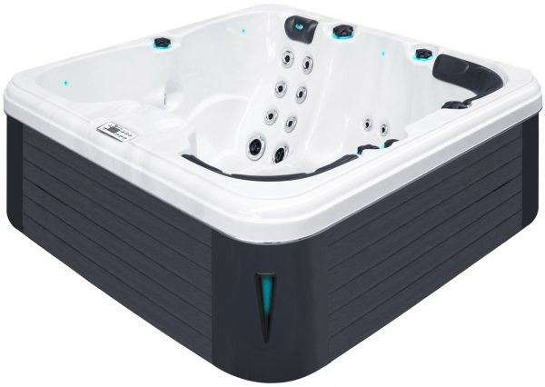 Jacuzzi z hydromasażem Passion Spas Refresh (204х204х85 cm), srebrno-biały