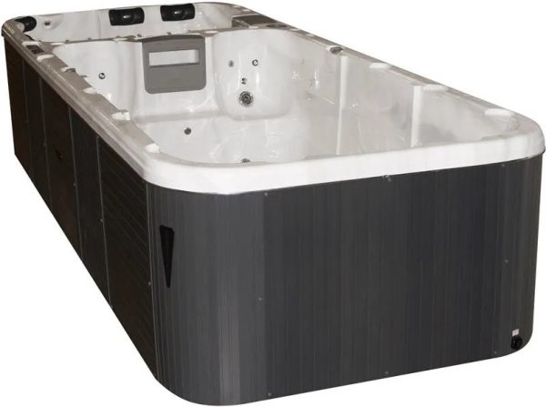 Jacuzzi z hydromasażem Passion Spas Aquatic 3 Deep (580x224x155 cm), srebrno-biały