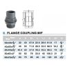 Przepust szczelny do basenu PVC-U Era USG00232, d32х40х1-1/4" - obrazek 2