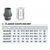 Przepust szczelny do basenu PVC-U Era USG00240, d40x50x1-3/4" - obrazek 2